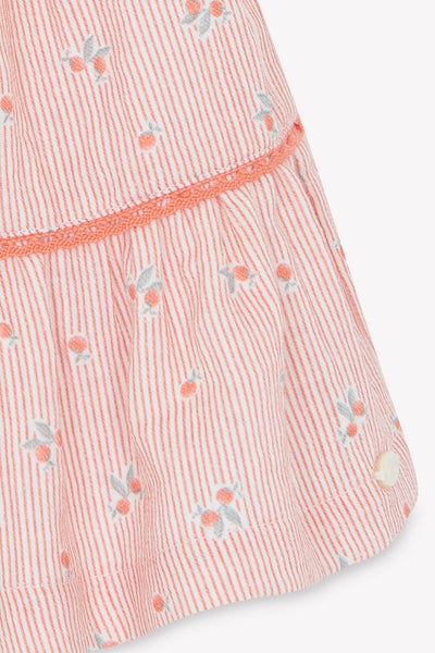 Peach strap dress by Tartine Et Chocolat