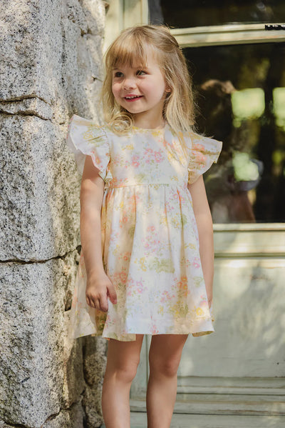 Pastel florals dress by Tartine Et Chocolat