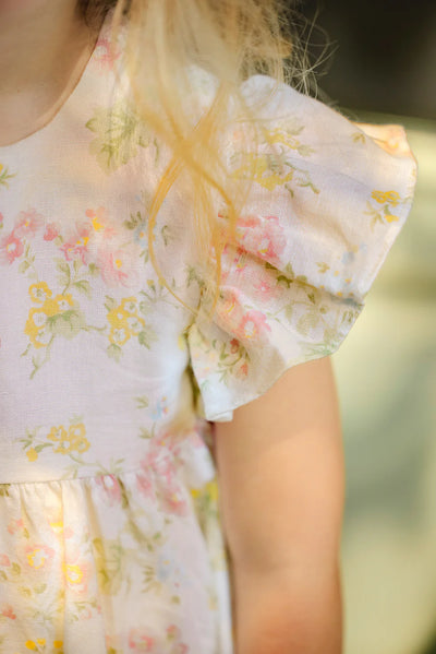 Pastel florals dress by Tartine Et Chocolat