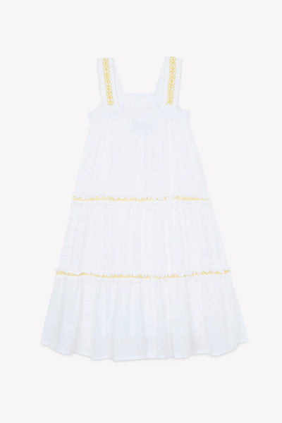 Tiered sunflower dress by Tartine Et Chocolat