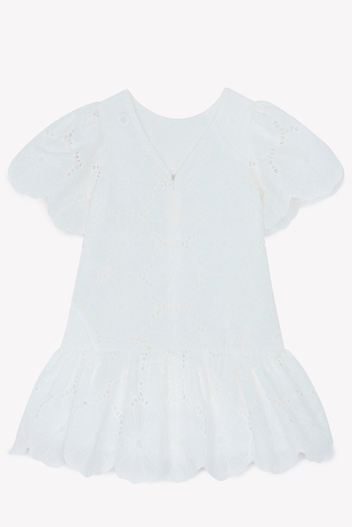 Eyelet flower white dress by Tartine Et Chocolat