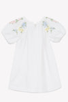 Rose embroidered dress by Tartine Et Chocolat