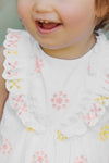 Embroidered romper by Tartine Et Chocolat