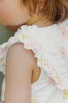 Embroidered romper by Tartine Et Chocolat