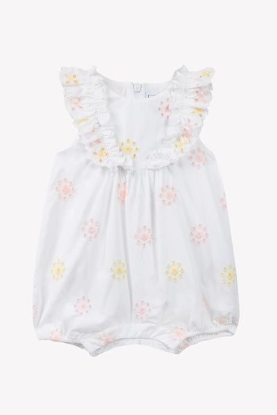 Embroidered romper by Tartine Et Chocolat