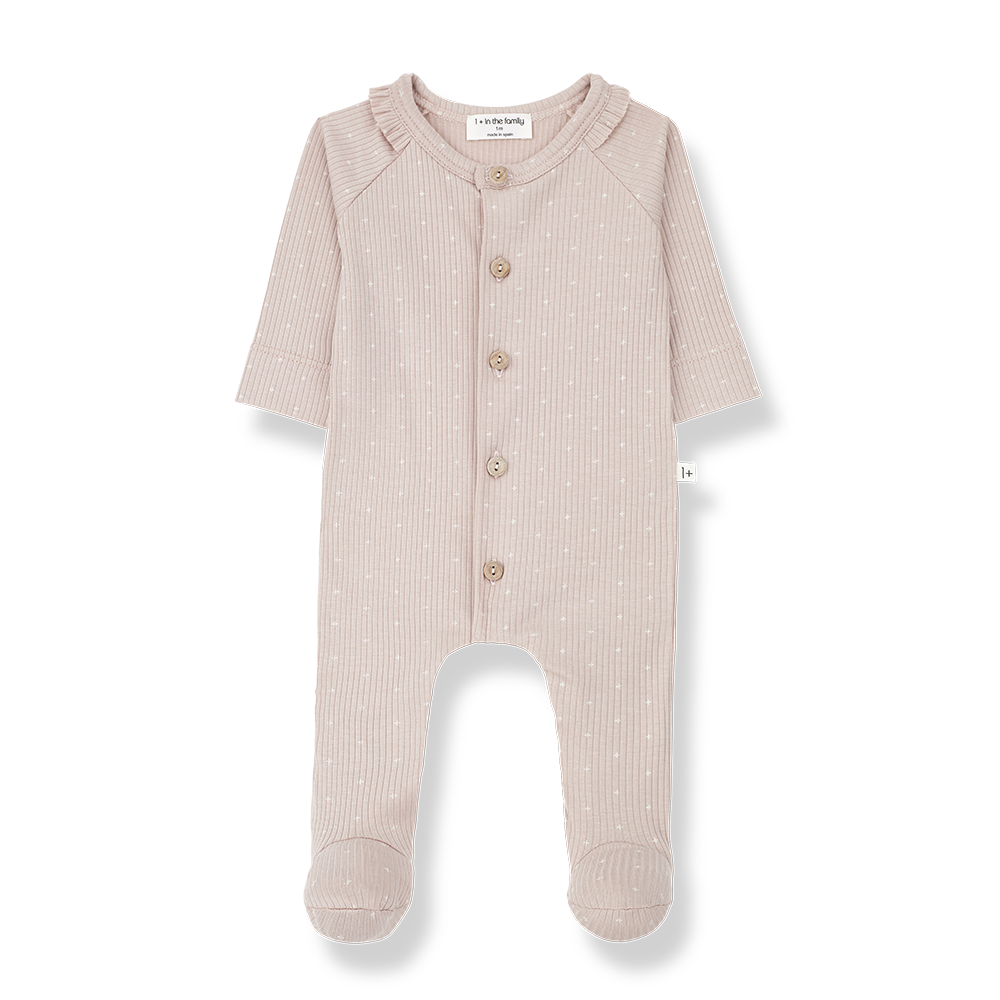 Cari nude footie + beanie by 1 + In The Family