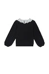 Tartine Collared black sweater