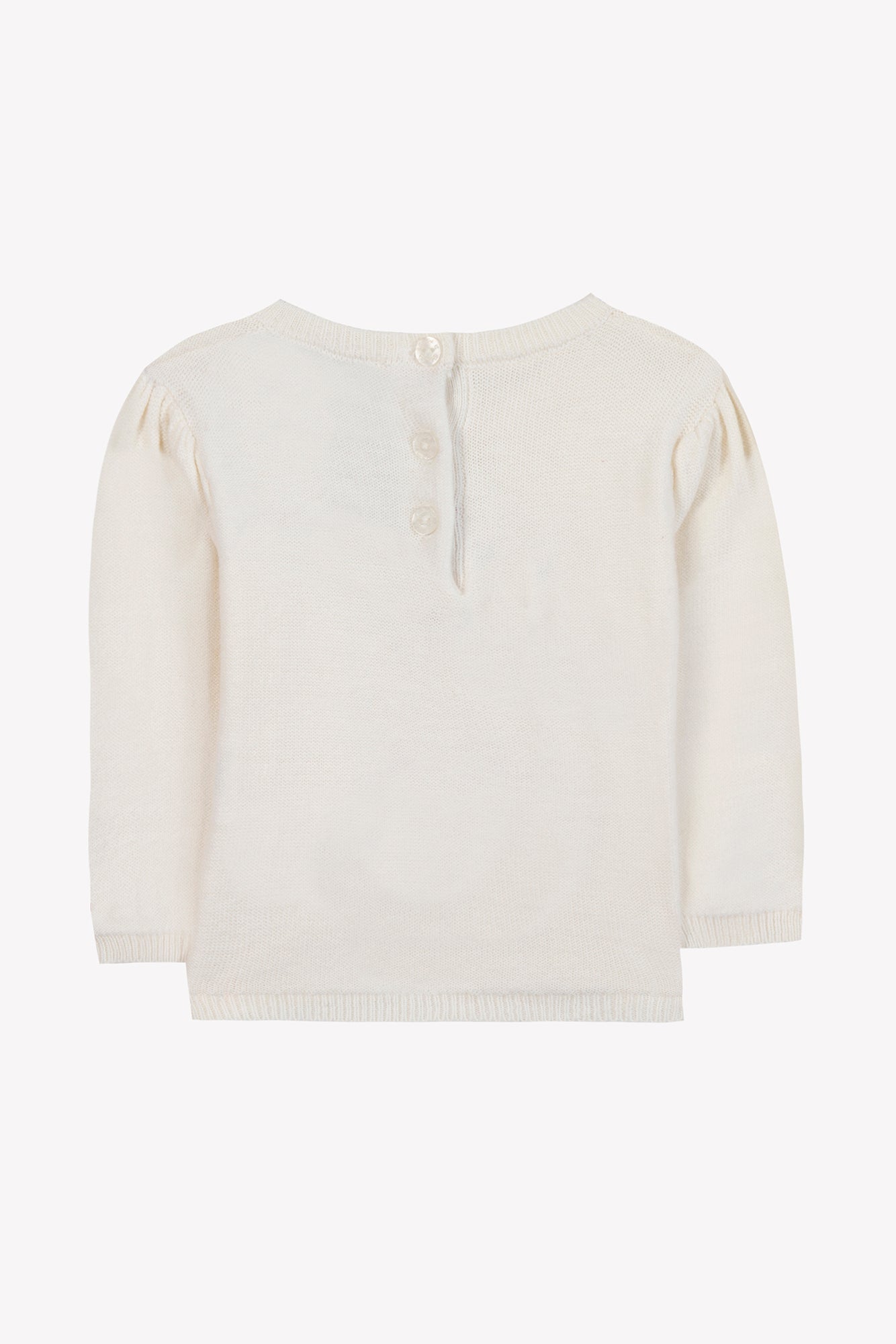 Tartine Ruffle sweater + tweed shorts