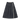 Coco Blanc Side fringe marled skirt