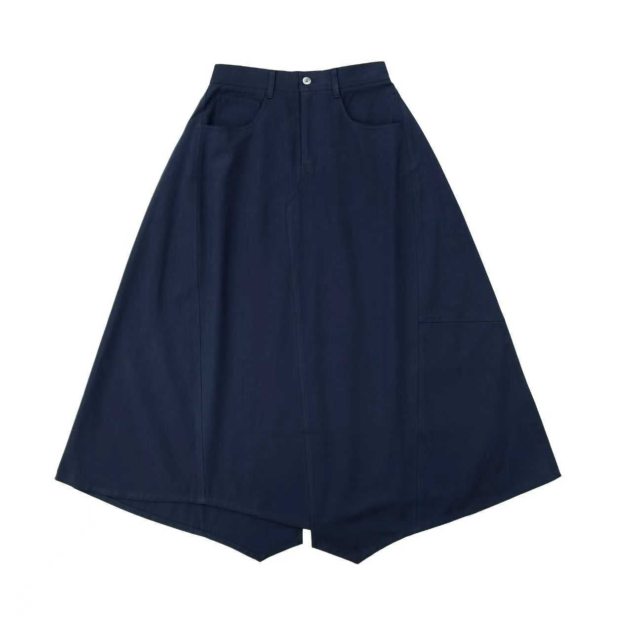 Coco Blanc Chino navy skirt