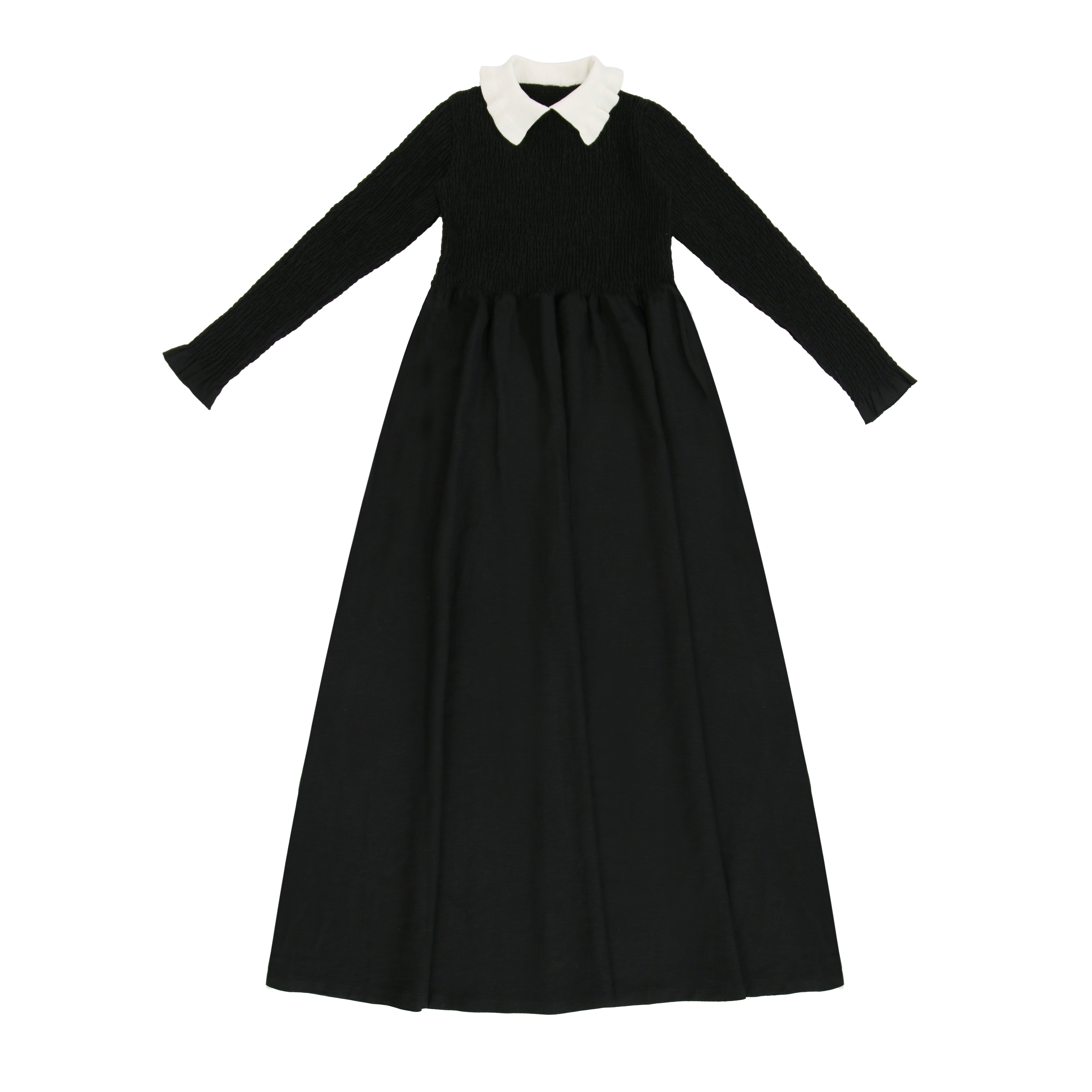 Coco Blanc Collared maxi dress