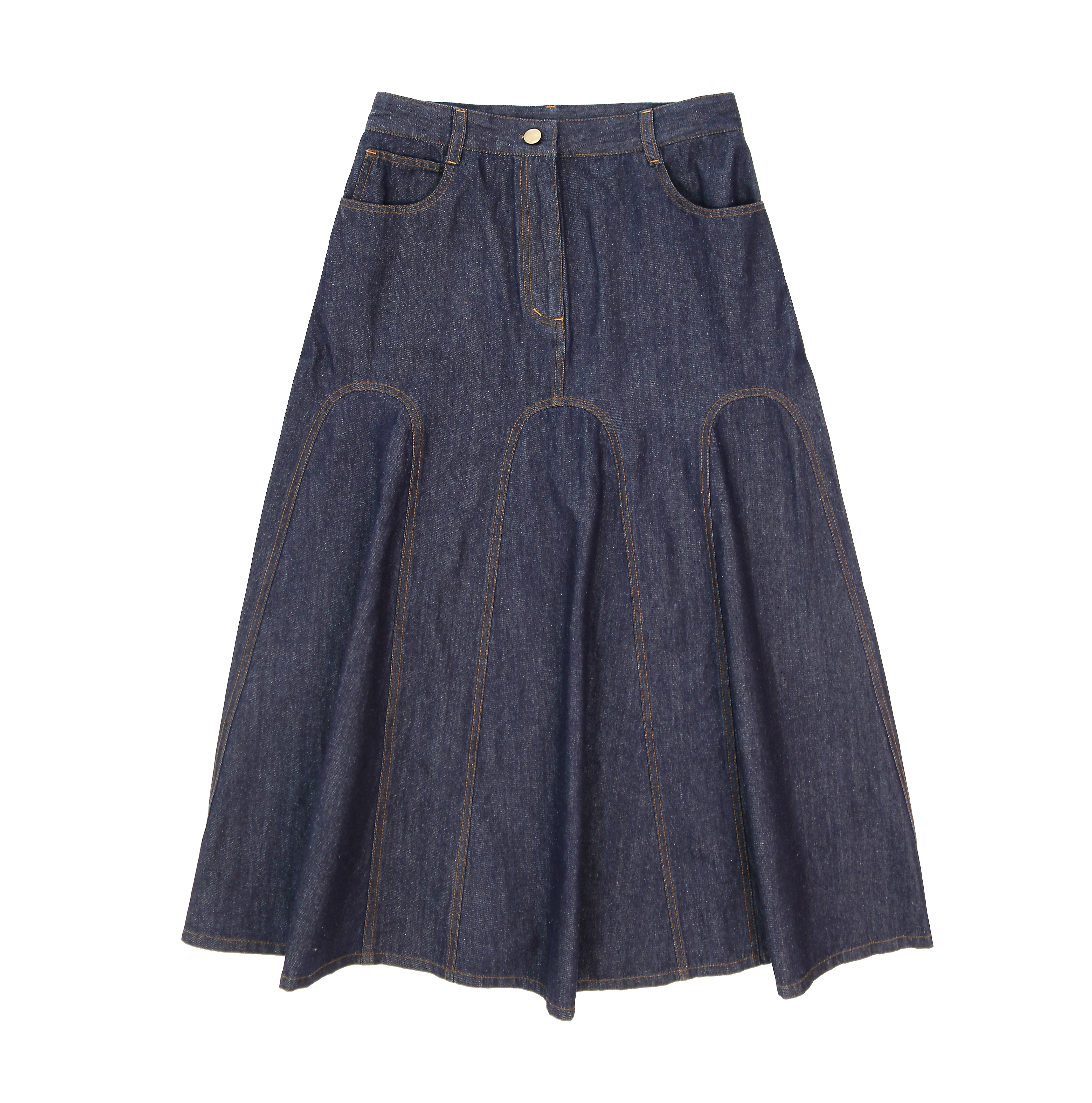 Coco Blanc Denim maxi skirt