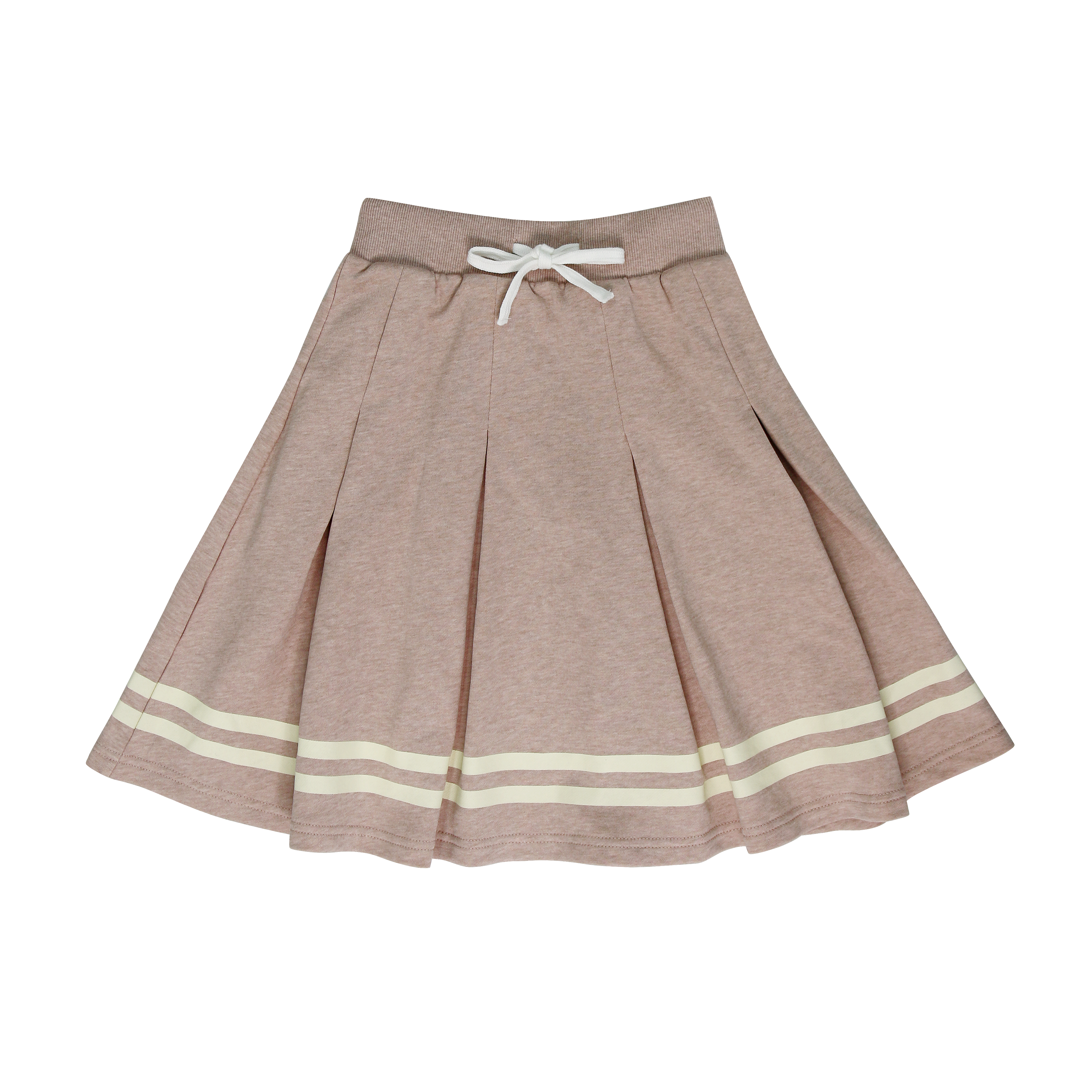 Coco Blanc Marled pleated skirt