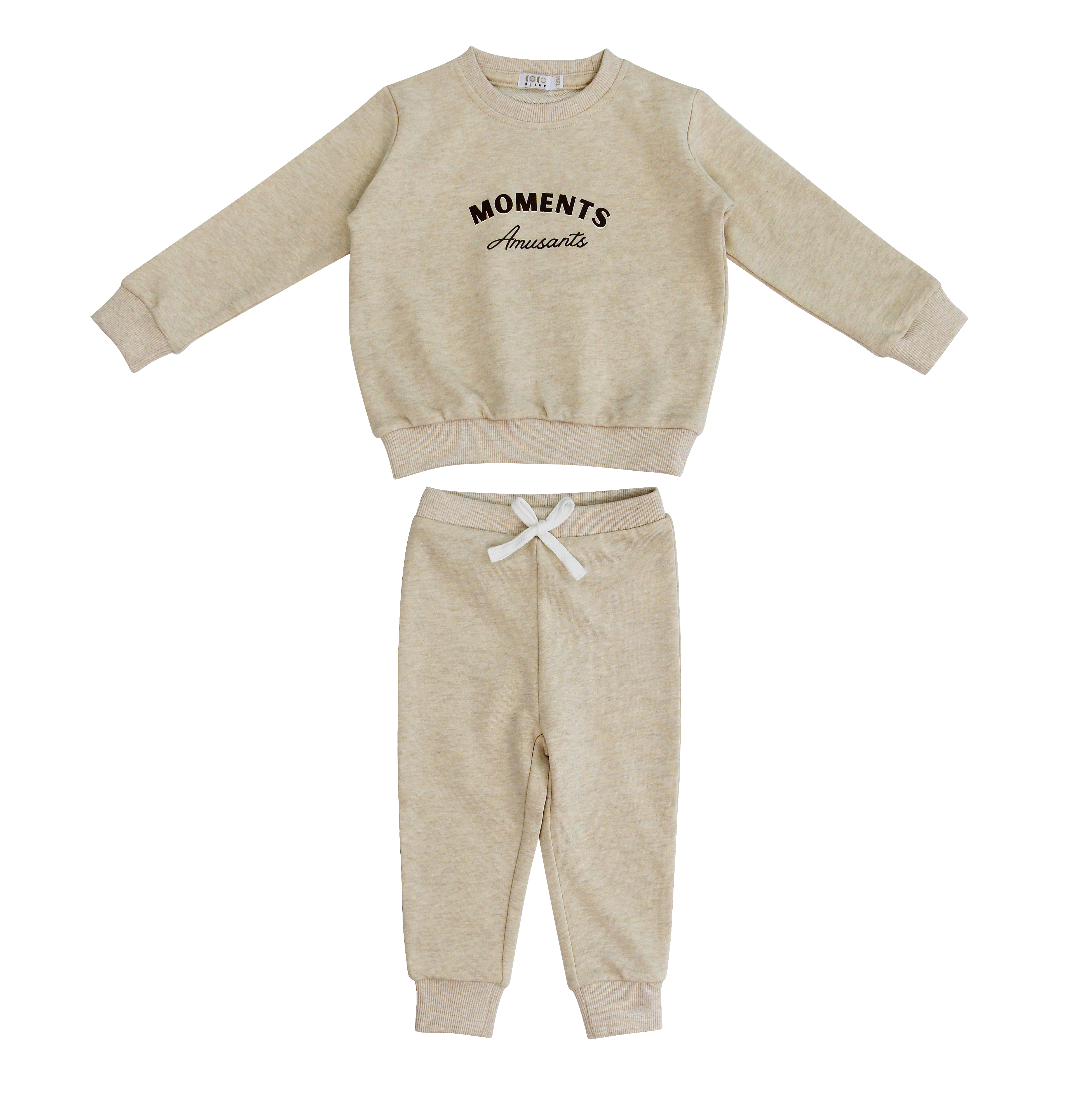 Coco Blanc Tan sweatshirt set