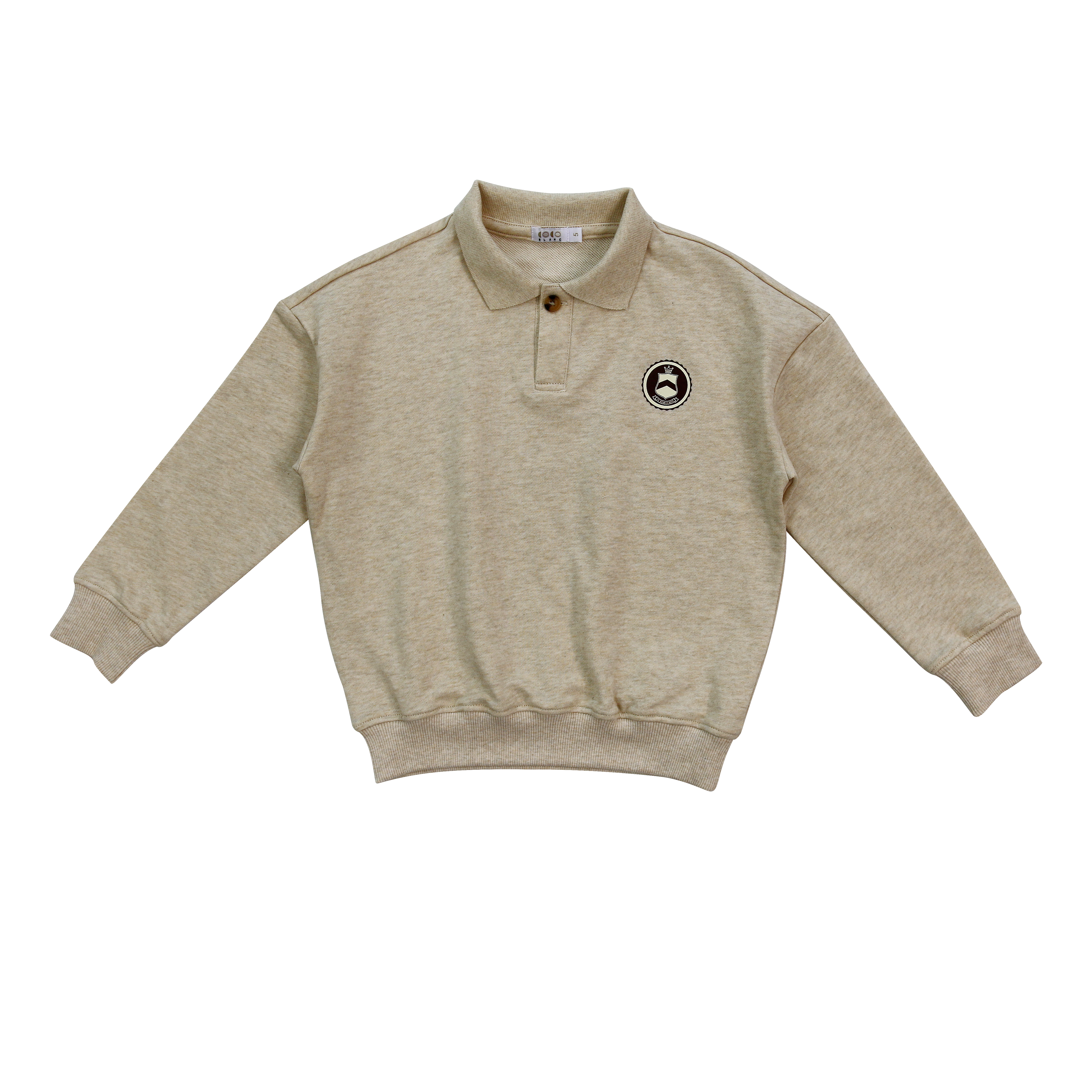Coco Blanc Tan polo sweatshirt