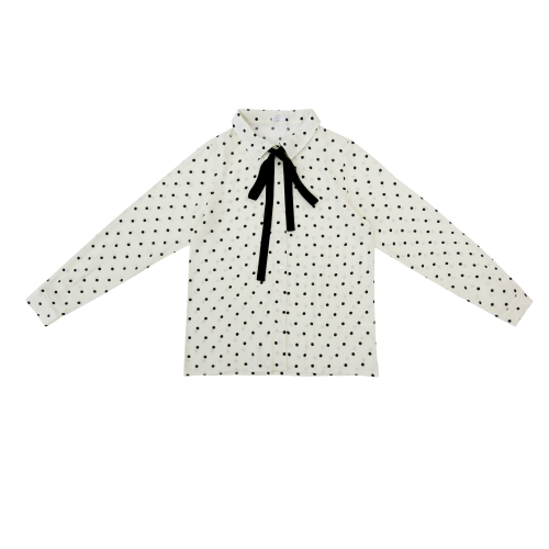 Coco Blanc Polka dot blouse