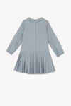 Tartine Drop pleated grey dress