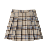 Coco Blanc Plaid pleated skirt – Flying Colors