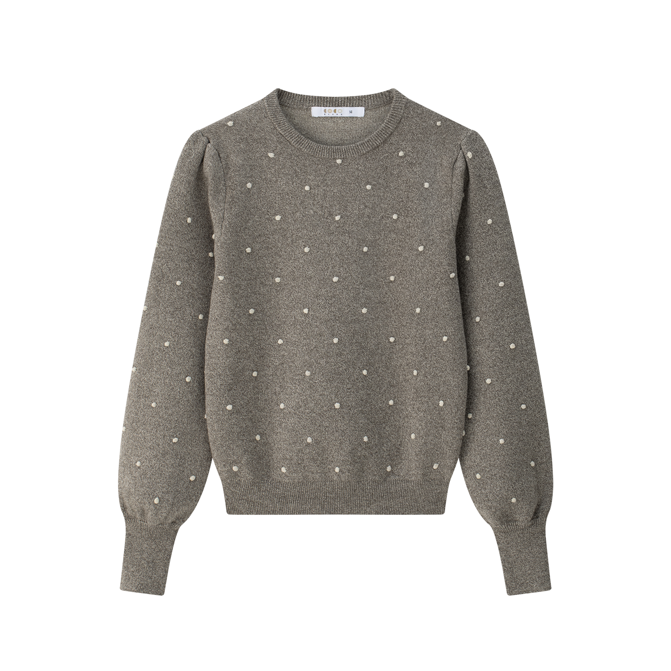 Coco Blanc Dotted crew sweater - Flying Colors