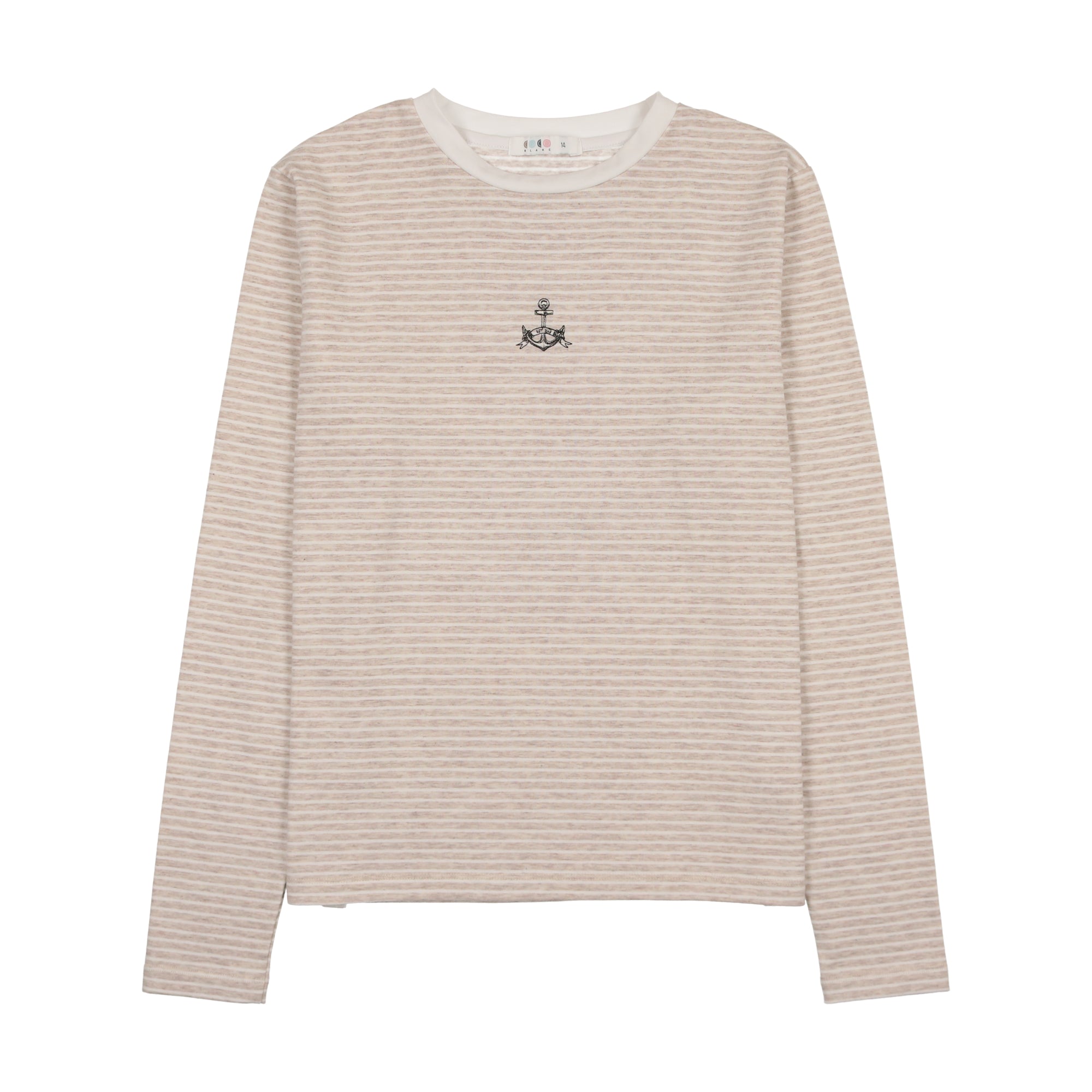Coco Blanc Striped Tee - Tan Coco Blanc Striped Tee - Tan