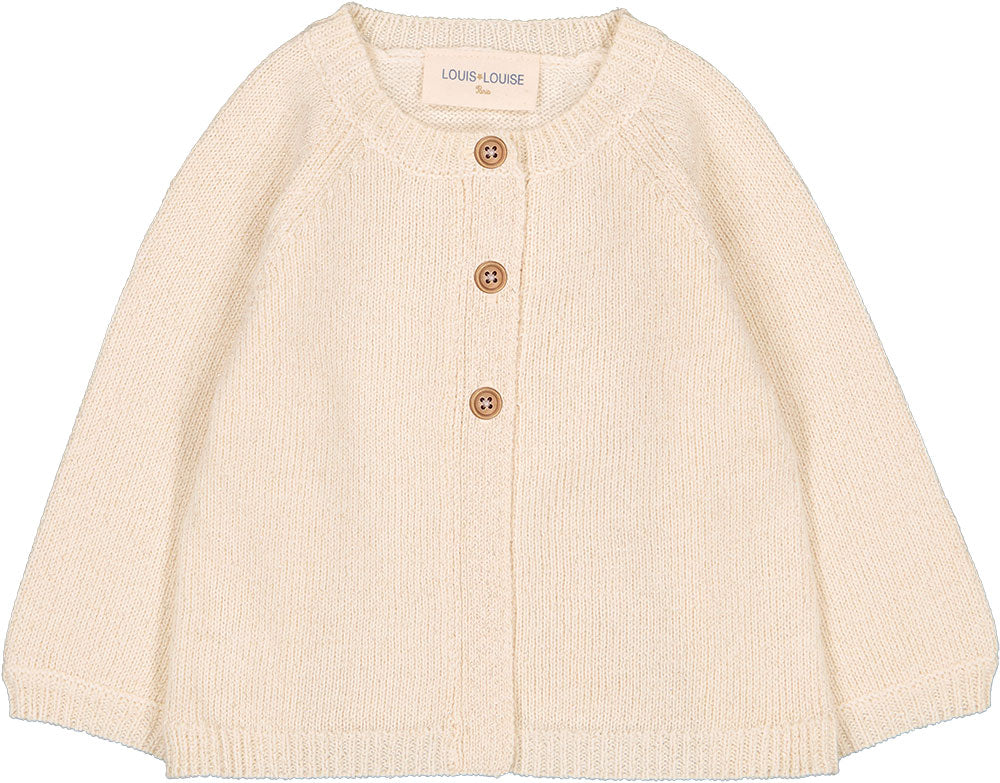 Gulsah cream cardigan by Louis Louise