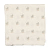 Carriage print snow white girls blanket by Bee & Dee