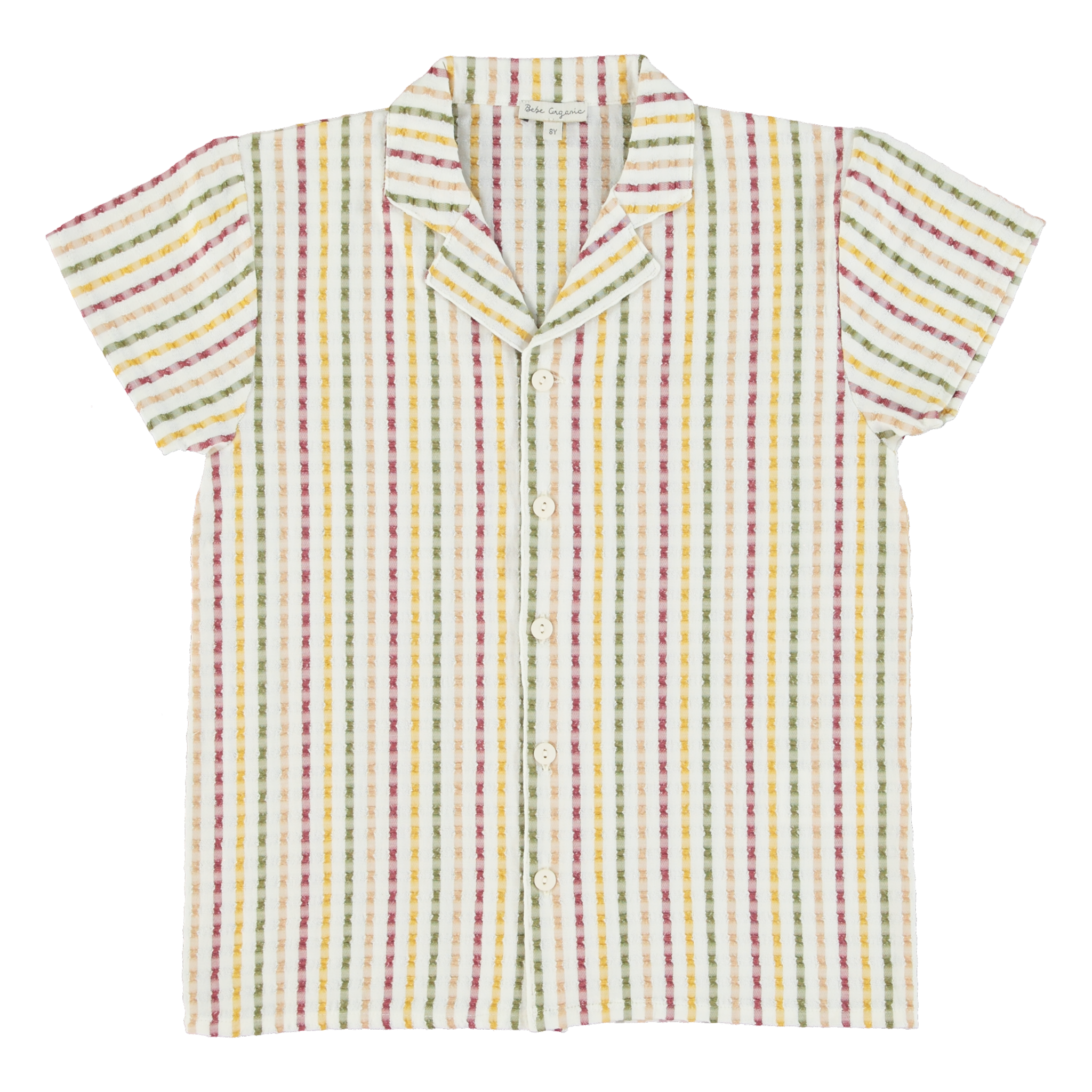 Cesar summer stripe shirt by Bebe Organic