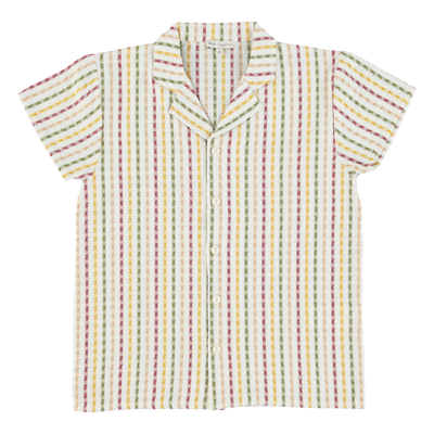 Cesar summer stripe shirt by Bebe Organic