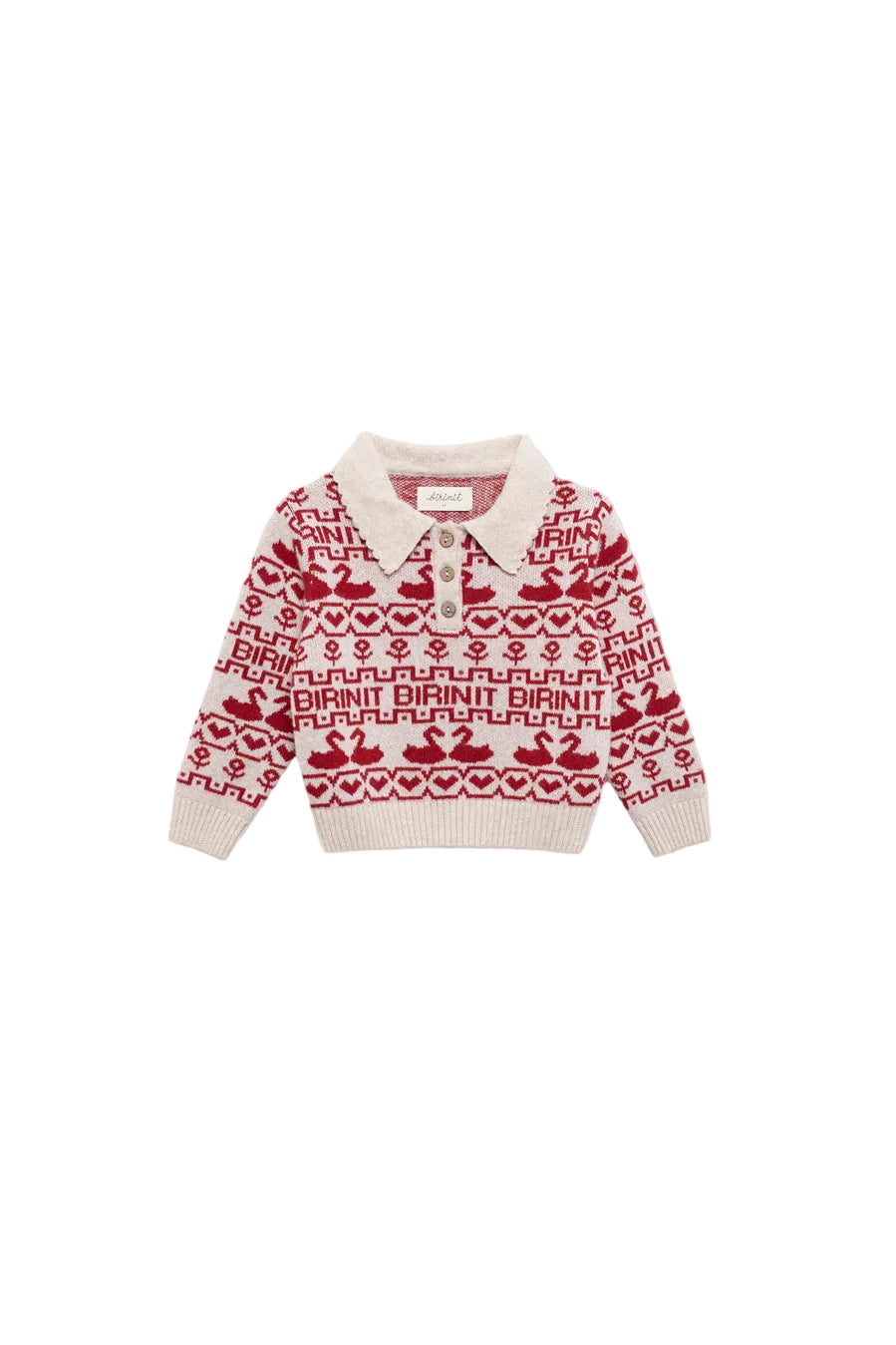 Birinit Cherry Ducks Knit Bloomer Set