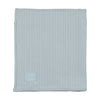 Blue fog pointelle blanket by Bee & Dee