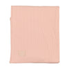 Dusty pink pointelle blanket by Bee & Dee
