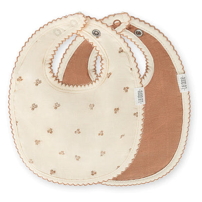 2 pk girls bibs by Adora (More Colors)