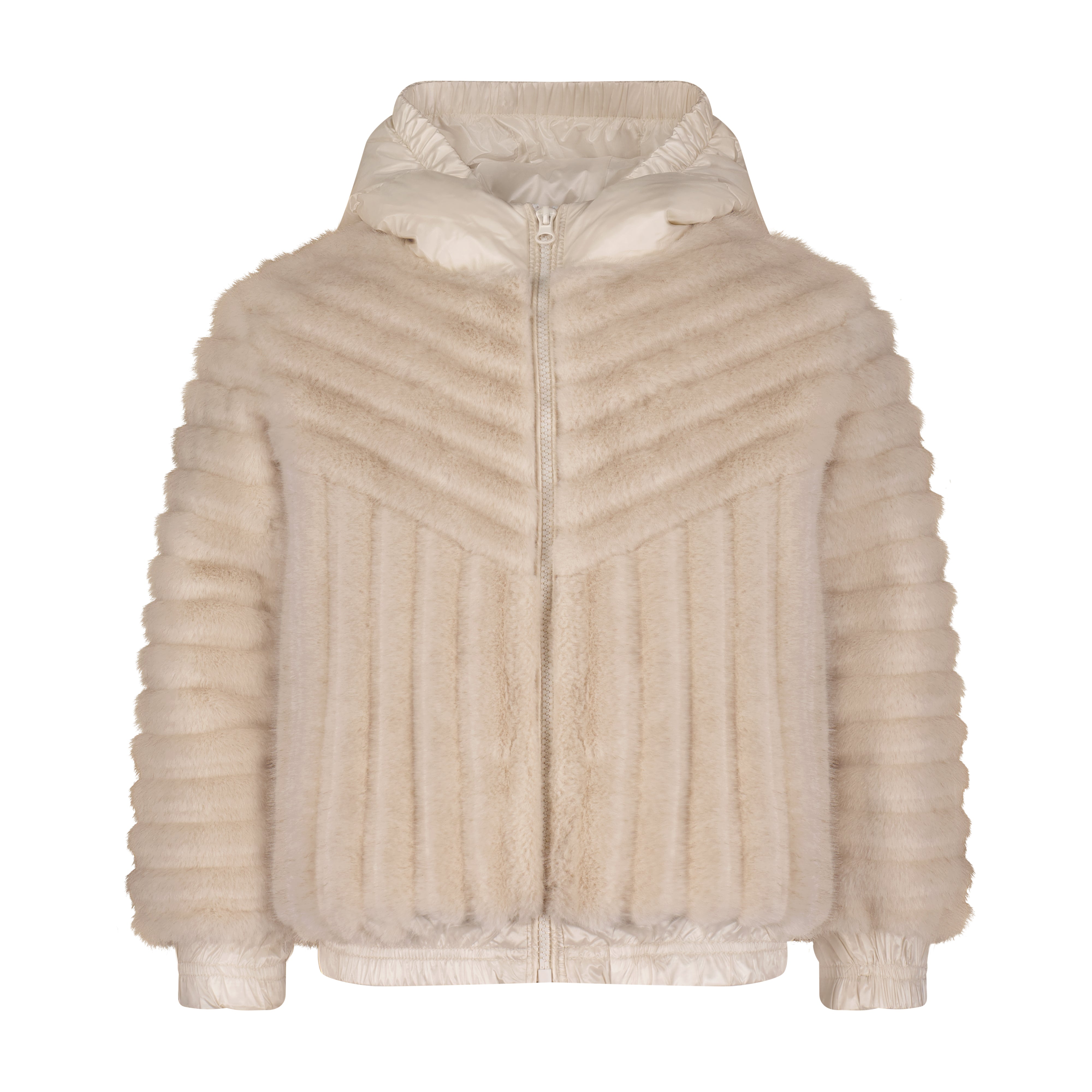 Scotch Bonnet Fur hooded coat