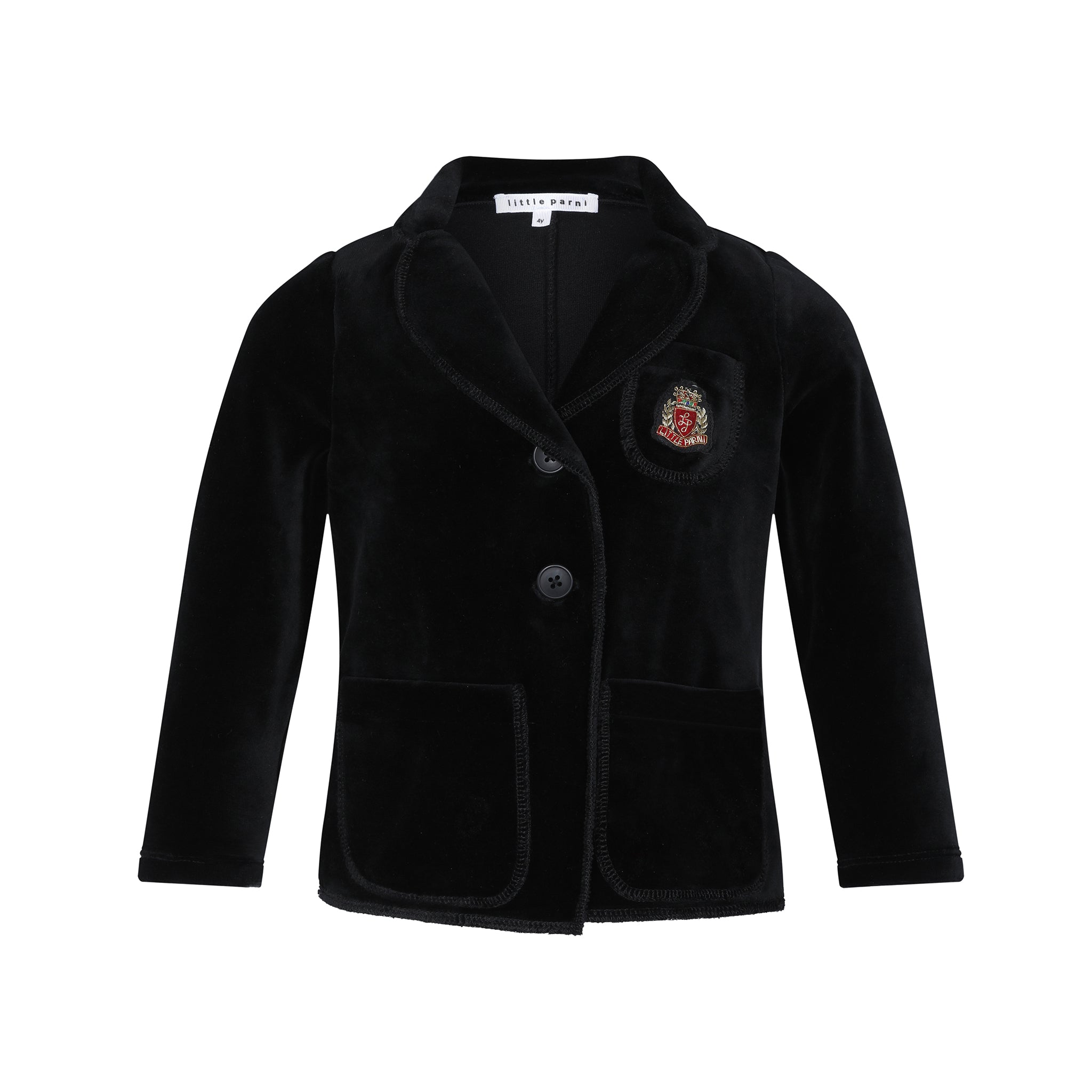 Little Parni Velour Blazer