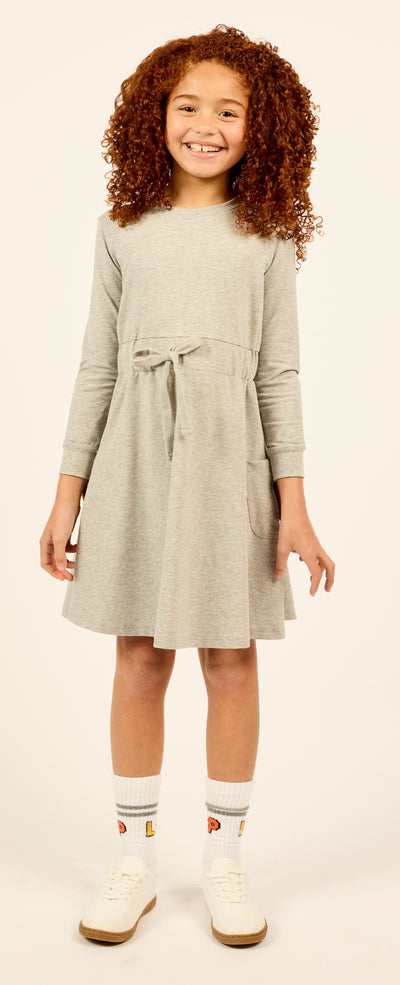 Pocket grey dress by Little Parni