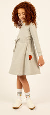 Pocket grey dress by Little Parni