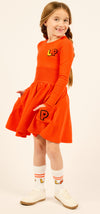 LP orange long sleeve t-shirt by Little Parni