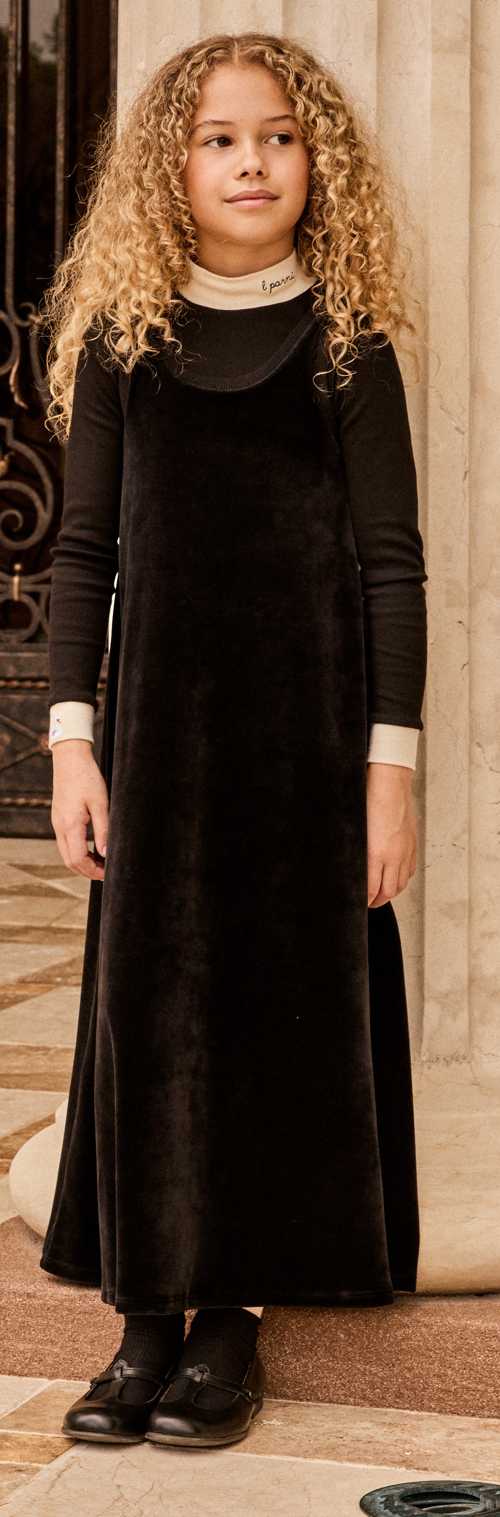 Little Parni Velour Maxi Jumper