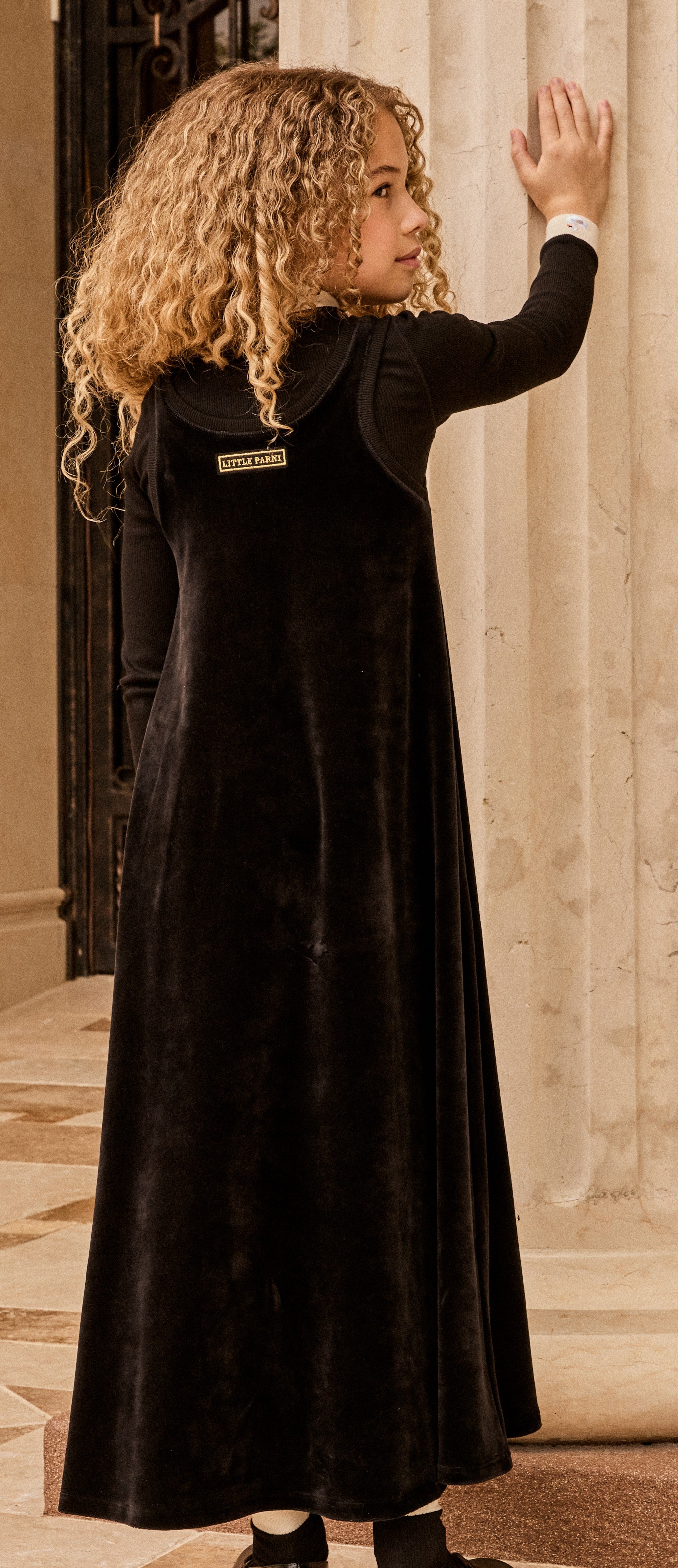 Little Parni Velour Maxi Jumper