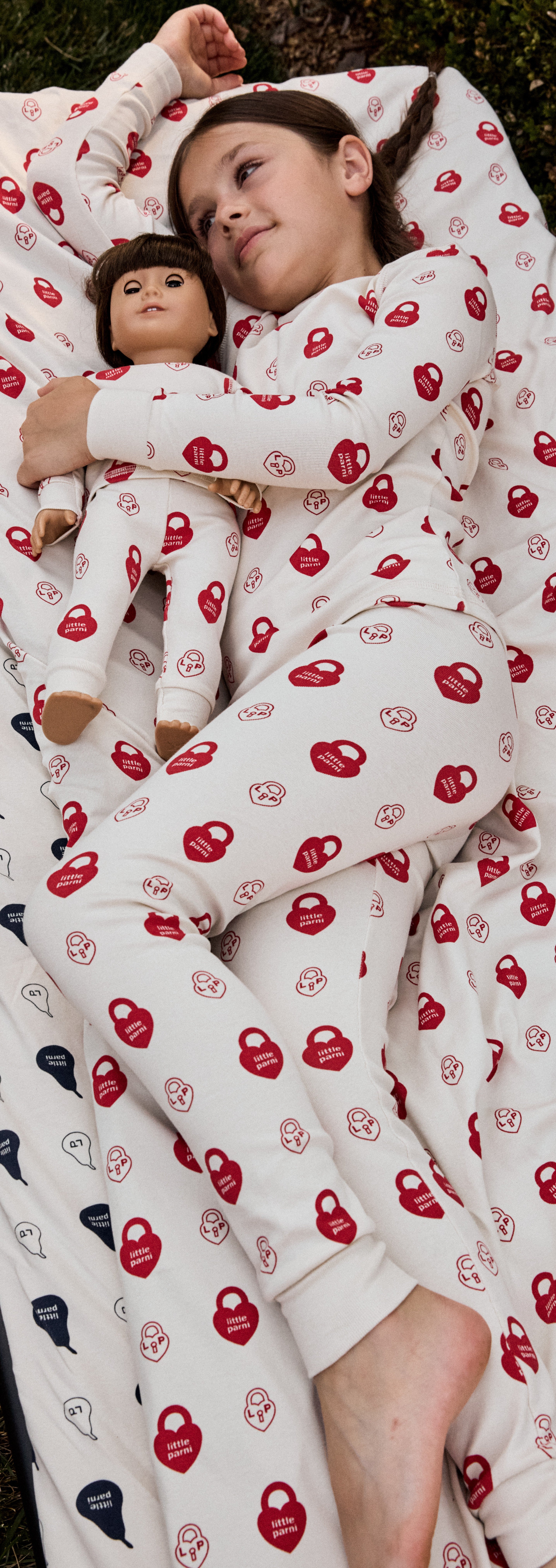 Little Parni Signature LP red pajamas