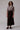 Soir Harlow chocolate midi corduroy skirt
