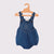 Cora Logo Patch Denim Romper by Retro Kid