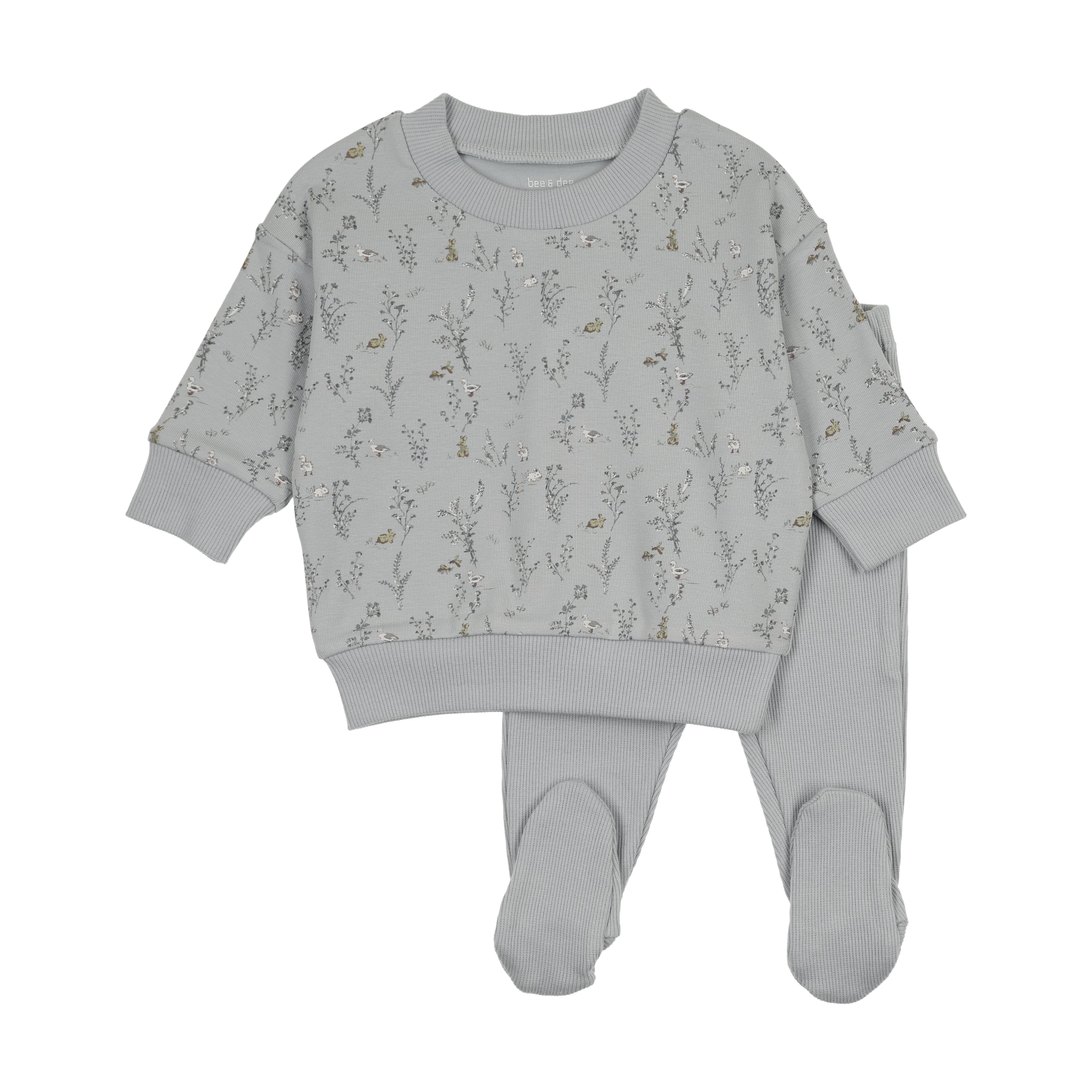 Bee & Dee Countryside quaint blue set