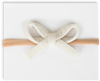 Mini velvet bow headbands by Adora