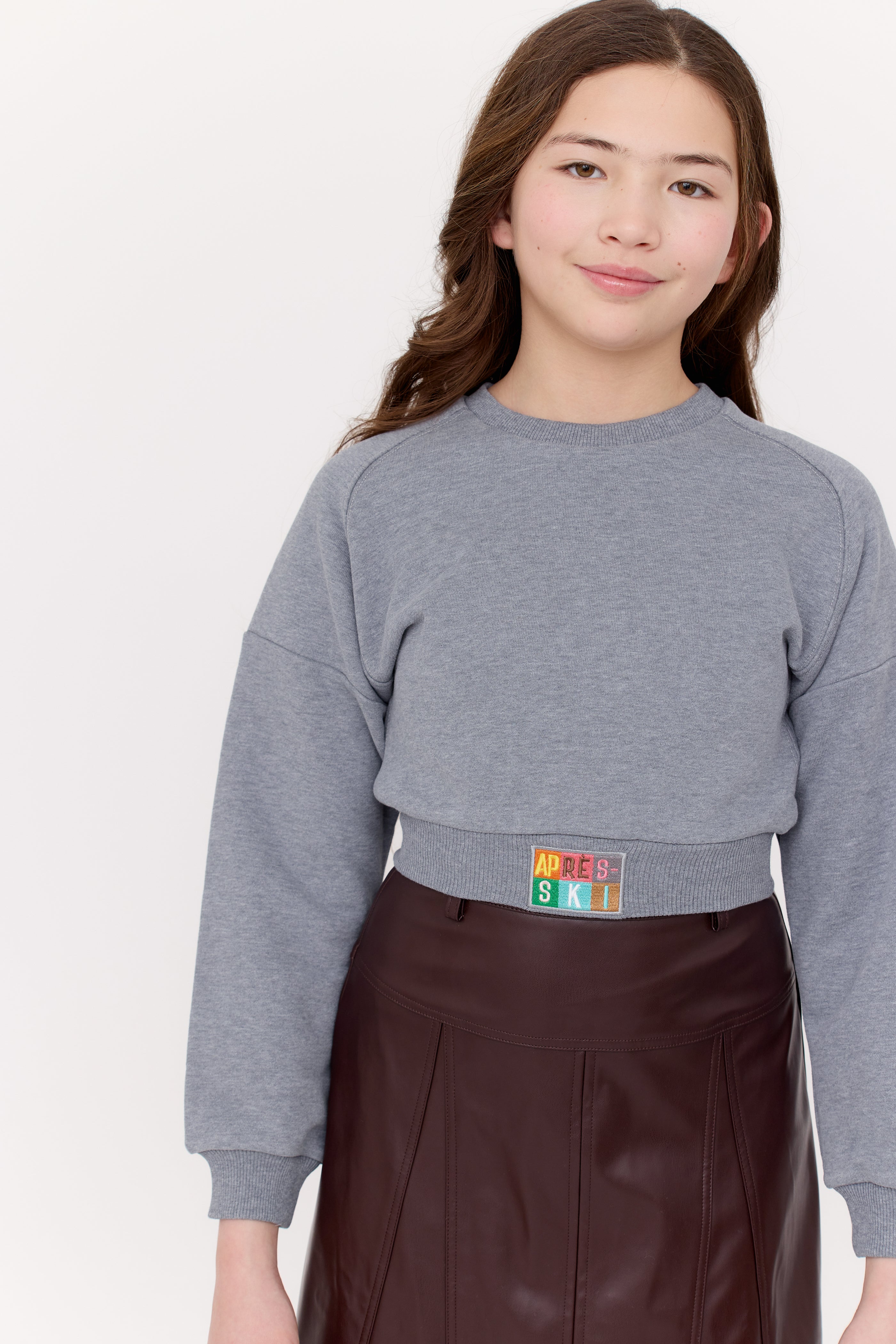Crew Basics Shelly grey top