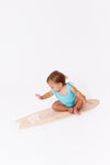 Social club blue bathing suit by Crew Swim
