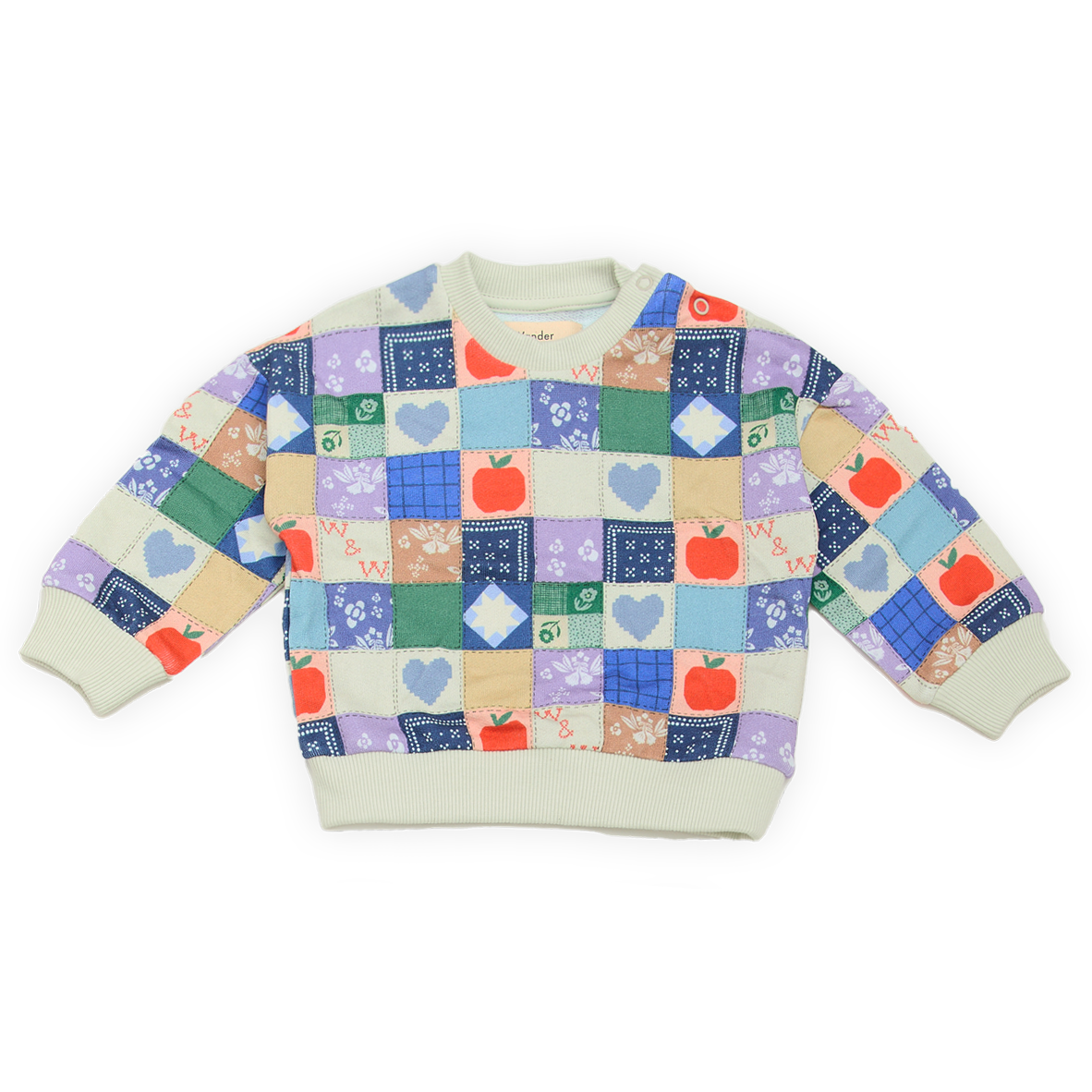 Wander & Wonder Multi quilt sweatshirt set