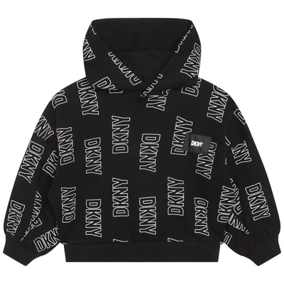 Hoodie all over print sweatshirt by DKNY