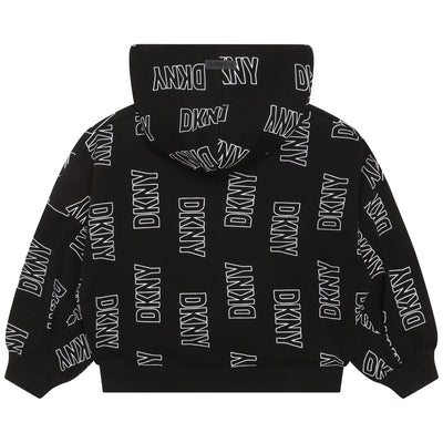 Hoodie all over print sweatshirt by DKNY