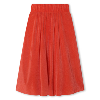 Apricot trim logo skirt by DKNY